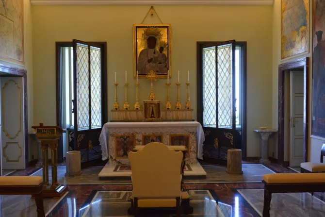 Private Chapel In Papal Residence At Castel Gandolfo Credit Vatican Museums CNA