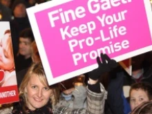 Pro-Life vigil in Dublin, Ireland on Dec. 4, 2012. 