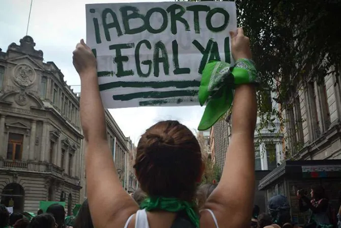 Pro choice protestor in Brazil via flickr cc by sa 20