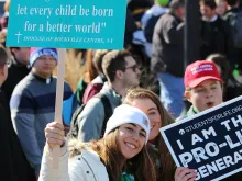 The 45th annual March for Life in Washington, D.C., Jan. 19, 2018. 