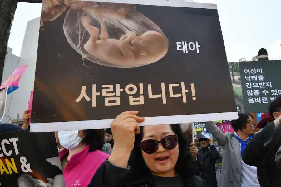 Pro-life demonstrators in South Korea. ?w=200&h=150