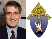 Prof. Robert George and the Diocese of Phoenix crest