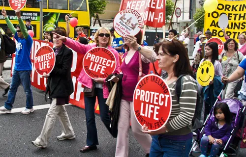 Prolife marchers walk through Dublin, July 2, 2011, for the Fifth Annual All-Ireland Rally For Life. ?w=200&h=150