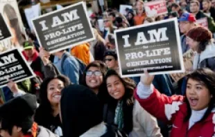 Pro-life supporters participate in the West Coast Walk for Life 2012 in San Francisco, Jan. 21, 2012.   West Coast Walk for Life.