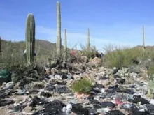 National parks, forests and wilderness areas become landfills in wake of border crossing. 