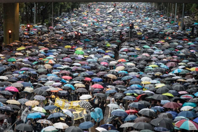 Protestors in Hong Kong Aug 18 2019 Credit Chris McGrath  Getty Images