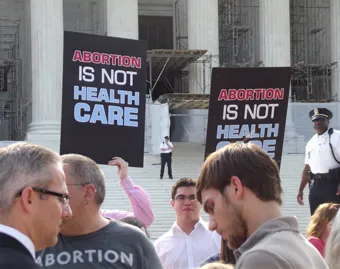 Pro-life demonstrators in front of the U.S. Supreme Court.?w=200&h=150