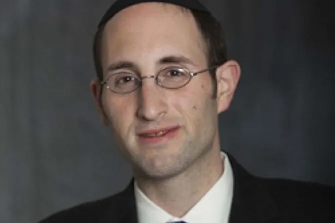 Rabbi Soloveichik Courtesy of the American Religious Freedom Program CNA US Catholic News 5 30 13
