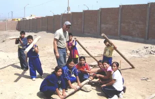 Ralph May helping with construction in Trujillo, Peru. Courtesy photo 