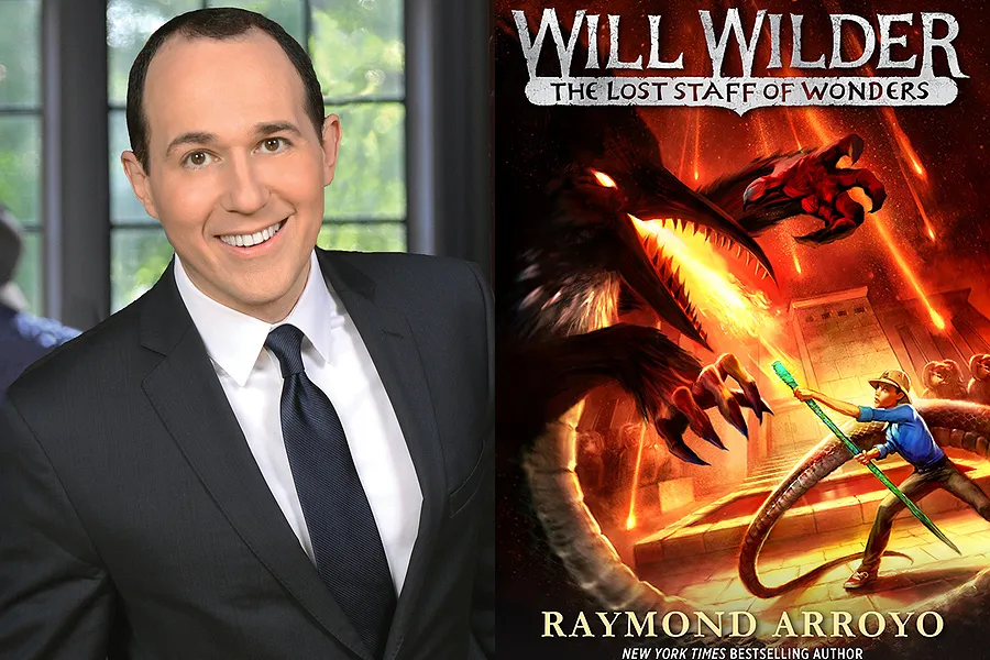 Raymond Arroyo and his new book, Will Wilder: The Lost Staff of Wonders.?w=200&h=150