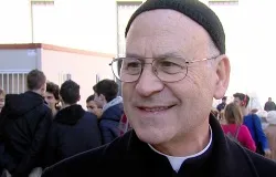 Paulist Father Francesco Cupello speaks to CNA in St. Peter's Square after Pope Benedict XVI's meeting with the priests of Rome in Paul VI Hall on Feb 14, 2013. ?w=200&h=150