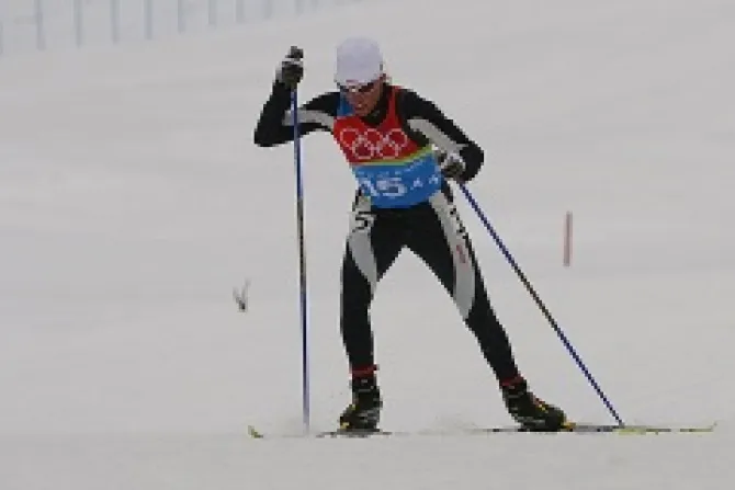 Rebecca Dussault raced in the cross country skiing event at the 2006 Winter Olympics in Turin Italy Photo courtesy of Rebecca Dussault CNA 2 12 14