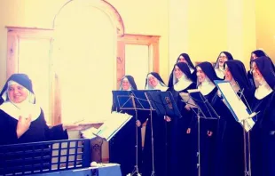 A community of Benedictine sisters recording an album of sacred music. Benedictines of Mary, Queen of Apostles.