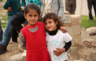 Refugee children at the Sharia Al Haman Hope Refugee Camp in Duhok, Iraq, March 28, 2015.   Daniel Ibanez/CNA.