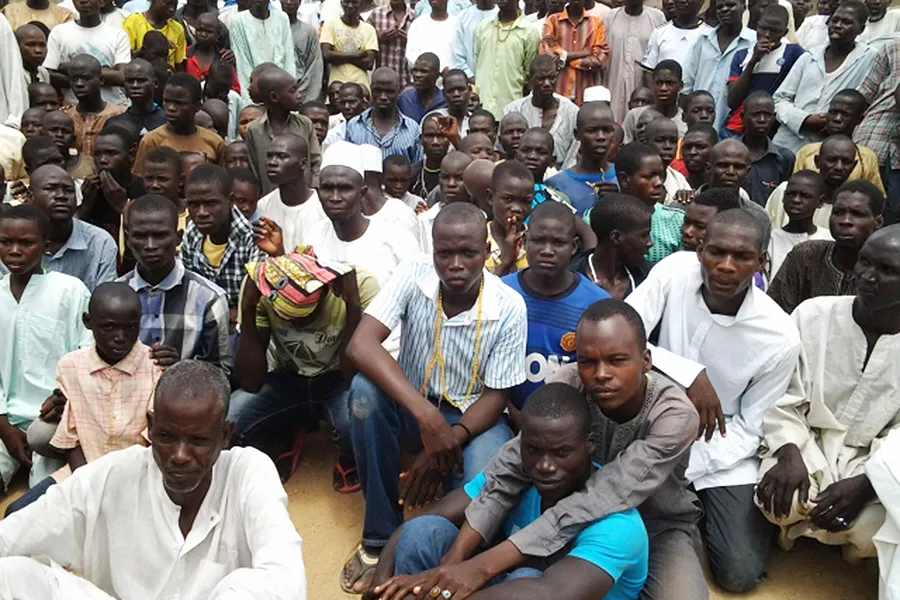 Internaly displaced persons hosted by a church in Maiduguri, Nigeria, September 2014. ?w=200&h=150