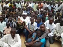 Nigerians forced from their homes by Boko Haram, who are being cared for by the Diocese of Maiduguri, September 2014. 