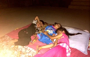 Refugees who have fled from ISIS and arrived in Ankawa, in the northern part of Erbil, Iraq.   www.ankawa.com.