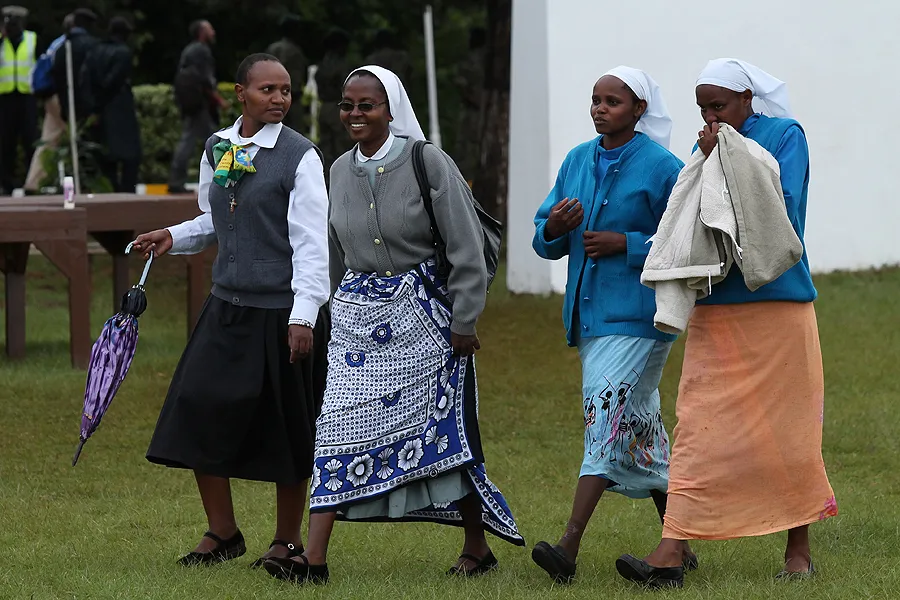 Women religious at a meeting with Pope Francis in Nairobi, Nov. 26, 2015. ?w=200&h=150