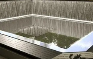 A rendering of the northeast corner of the South Pool. Courtesy of 911memorial.org 