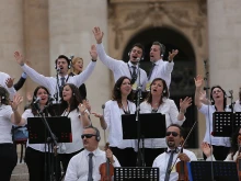 A Renewal in the Holy Spirit Movement concert in St. Peter's Square, July 3, 2015. 