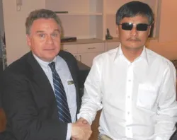 Rep. Chris Smith of New Jersey welcomes Chen Guangcheng to the United States.?w=200&h=150
