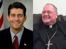 Rep. Paul Ryan and Archbishop Timothy Dolan, president of the U.S. bishops' conference