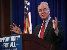 Rep. Tom Price (R-GA) addresses the second annual Conservative Policy Summit at the Heritage Foundation January 12, 2015 in Washington, DC. 
