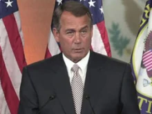 Speaker John Boehner introduces the 