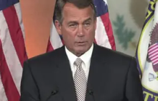 Speaker John Boehner introduces the  