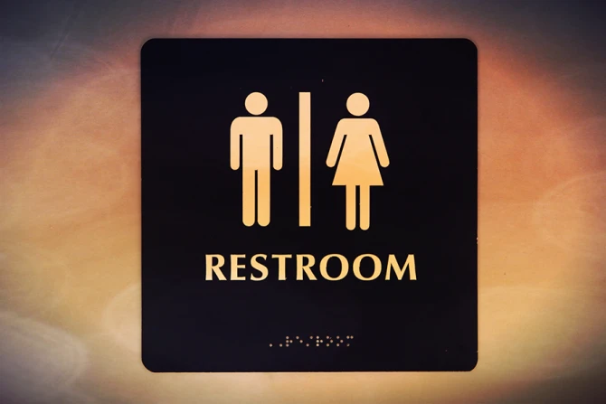Restroom sign Credit SmartSign via Flickr CC BY 20 CNA