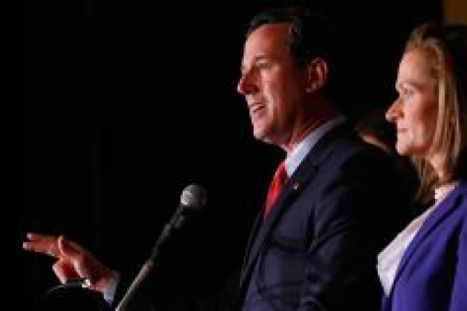 Rick Santorum Attends Missouri Primary Night Event Credit Whitney Curtis Getty Images News Getty Images CNA500x315 US Catholic News 2 8 12