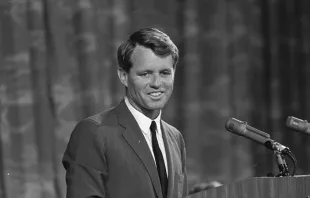 Robert F. Kennedy, who died June 6, 1968, after being shot the day prior.   Library of Congress (public domain).