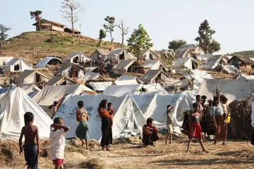 Rohingya refugee camp in Bangladesh Credit DFID CC 20 CNA