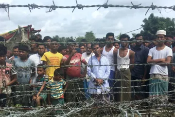 Rohingya refugees at the border of Burma and BangladeshCredit HLA HLA HTAY AFP Getty Images