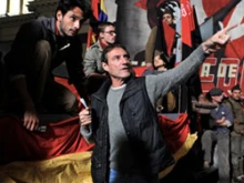 Roland Joffe working on the set of There Be Dragons. 