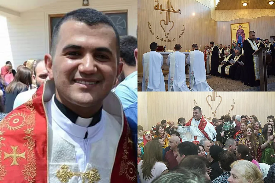 Roni Salim Momika is ordained a priest in Erbil's Aishty camp for the displaced Aug. 5, 2016. Courtesy of Fr. Roni Momika.?w=200&h=150
