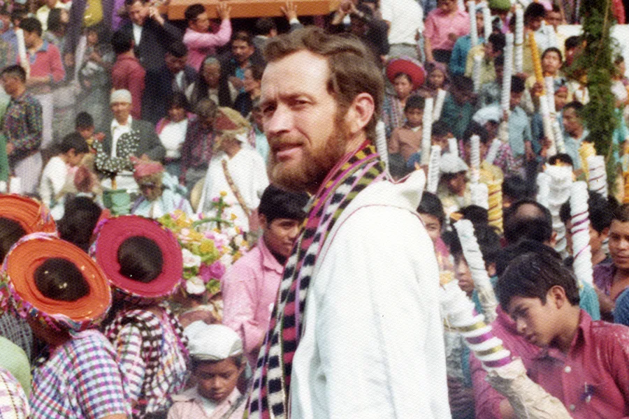 Blessed Stanley Rother during a carnival. Courtesy of Archdiocese of Oklahoma City Archives.