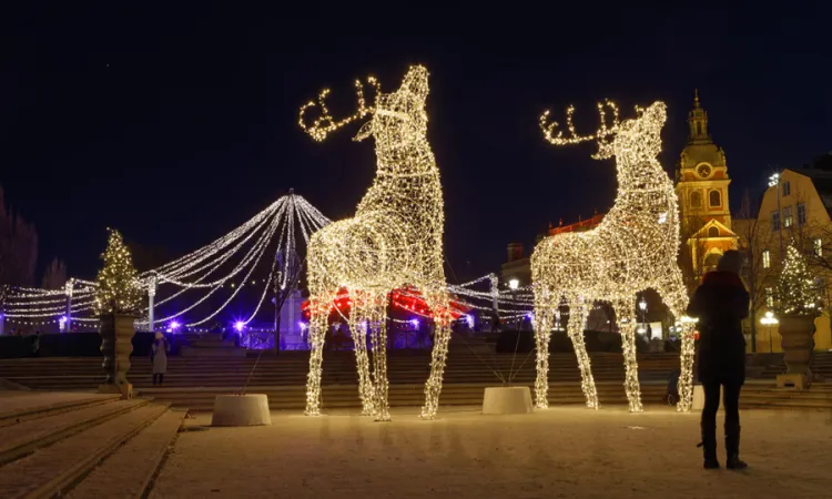 Rudolph reindeer Christmas decoration Stockholm Credit Hans Christiansson Shutterstock CNA