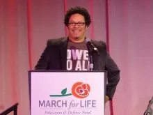 Ryan Bomberger addressing the March for Life Youth Rally, January, 2014. 