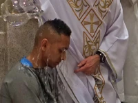The baptism of Ryan Prasad. Courtesy photo.