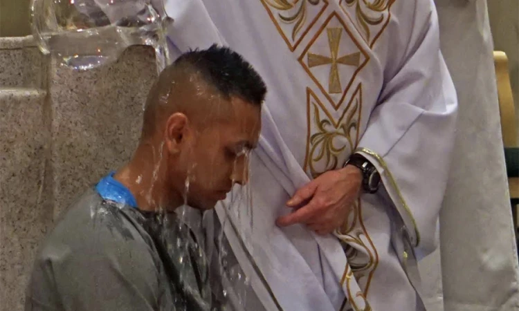 Ryan Prasads baptism