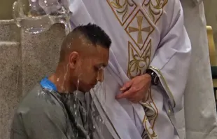 The baptism of Ryan Prasad. Courtesy photo. 