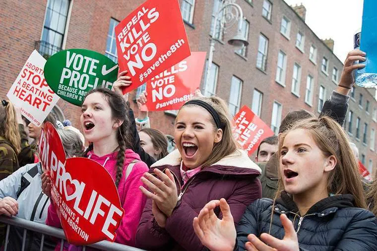 A pro-life 'Save the 8th' rally in Dublin, March 10, 2018. Courtesy photo.?w=200&h=150