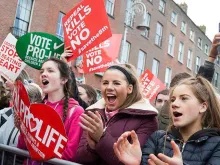 Pro-life 'Save the 8th' Rally in Dublin on March 10, 2018. Courtesy photo.