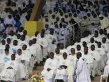 A Mass held during the plenary assembly of SECAM marking the organization's golden jubilee in Kampala, Uganda, July 2019. 