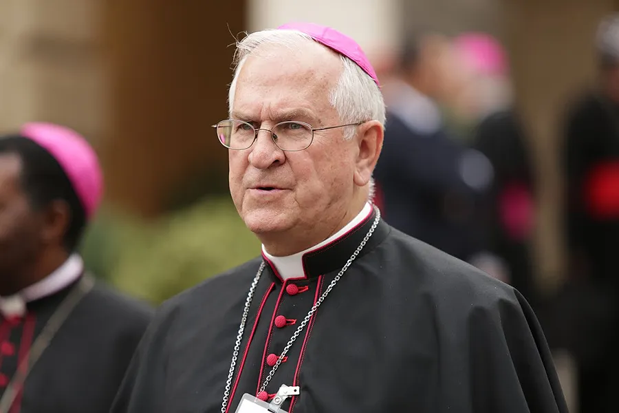 Archbishop Joseph E. Kurtz walking out of the Paul VI Hall during the Synod of Bishops on Oct. 9, 2015. ?w=200&h=150