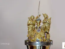 The Sacred Thorn of Andria in its reliquary. 