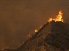 Saddleridge Fire, Los Angeles County. 