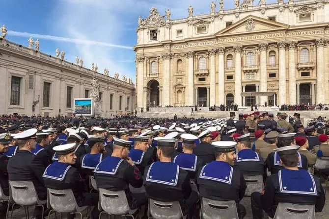 Sailors in St Peters Square Credit Polifoto Shutterstock CNA