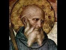 Saint Benedict of Nursia.